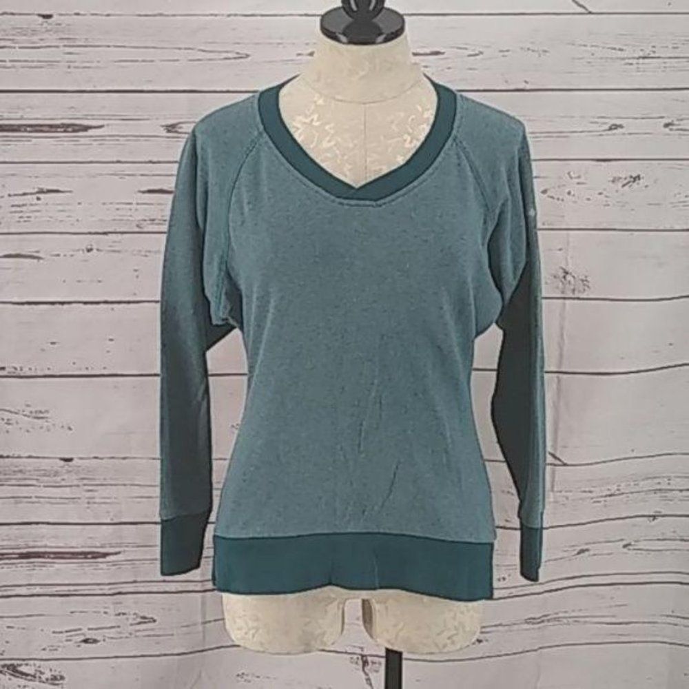 Columbia V Neck XS green long‎ Sleeve Shirt